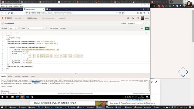 Accediendo a bases de datos remotas usando REST Enabled SQL en Oracle APEX смотреть онлайн