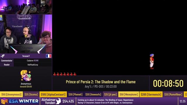 Prince of Persia 2: The Shadow and the Flame [Any%] by 7eraser7 - #ESAWinter22 смотреть онлайн