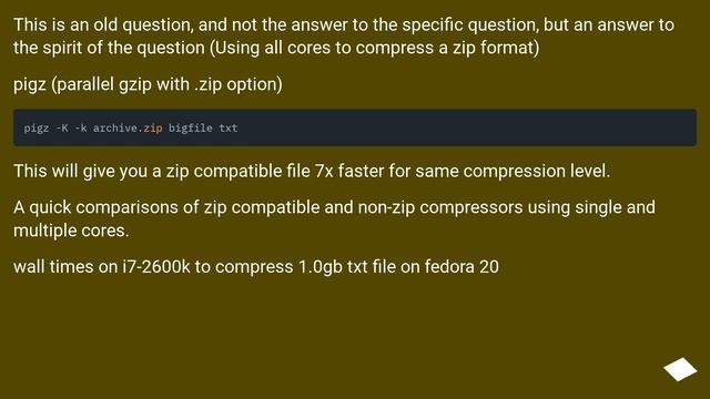 Multithreaded Support In 7za