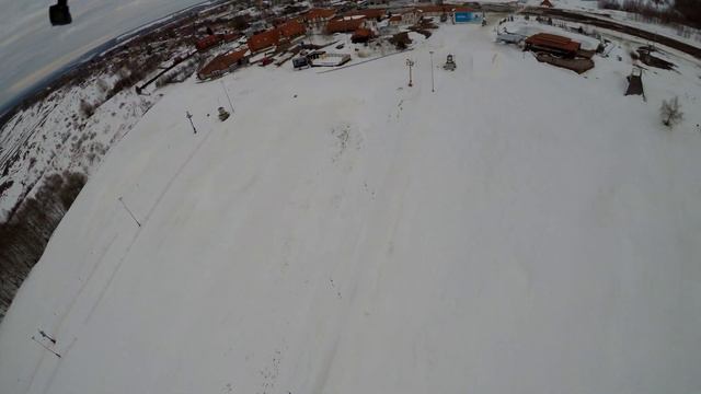 Горнолыжный комплекс Хабарское. Съёмка с дрона смотреть онлайн