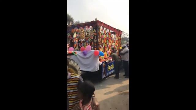 Шествие по случай празника на гуру Равидас, ИНДИЯ; Holiday of Guru Ravidas parade , INDIA смотреть онлайн