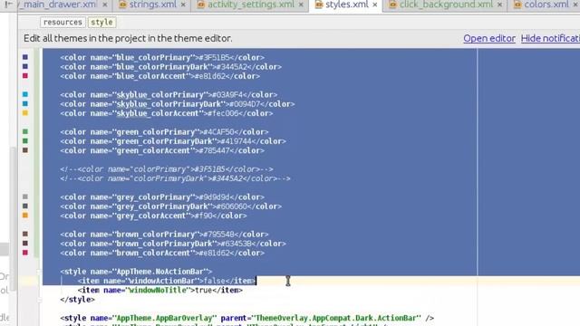 ANDROID MATERIAL DESIGN CUSTOMIZE THEME COLOR смотреть онлайн