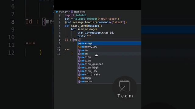 How to make get id bot using python? #telebot #telegram смотреть онлайн