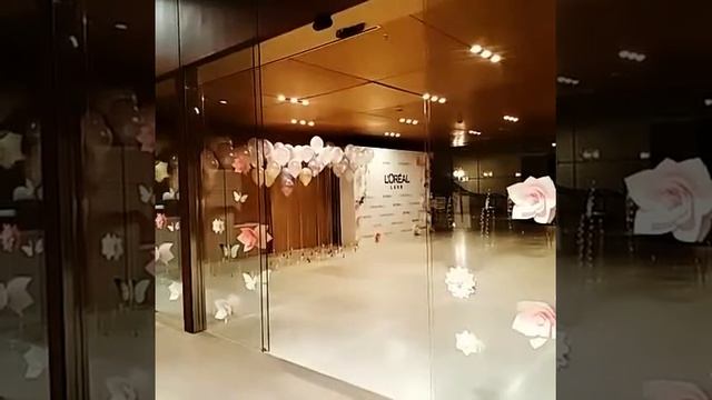 Оформление фотозоны большими шариками с красивой tassel. смотреть онлайн