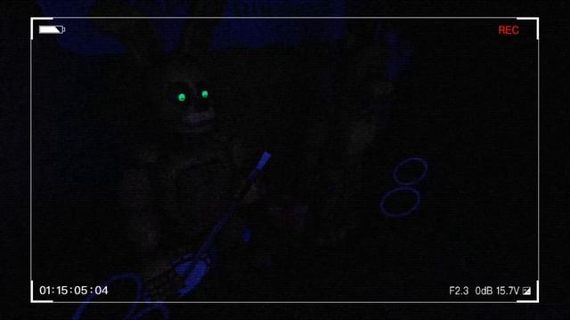 Спринг Бонни на сцене, вид с камеры 01-b. 