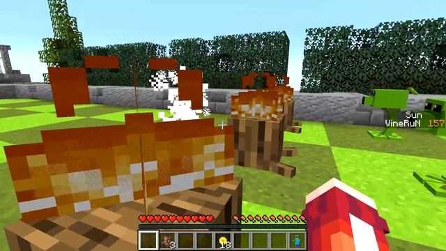 ЗАЩИЩАЮ СВОЙ ДОМ ОТ ЗОМБАКОВ! РАСТЕНИЯ ПРОТИВ ЗОМБИ В МАЙНКРАФТ! MINECRAFT