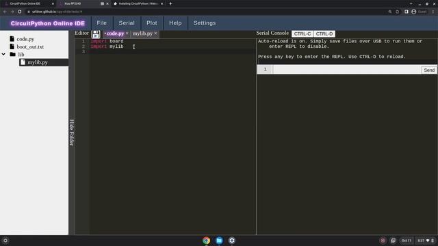 【CircuitPython IDE】Intro to the brand new CircuitPython Online IDE v1.0.0 смотреть онлайн