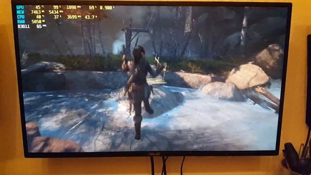 Nvidia 1080GTX ,,undervolting" Rise of the Tomb Raider смотреть онлайн