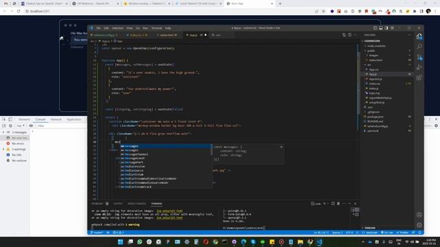 How To Create a ChatBot with ChatGPT, React JS, OpenAI API, DaisyUI and Tailwind CSS смотреть онлайн