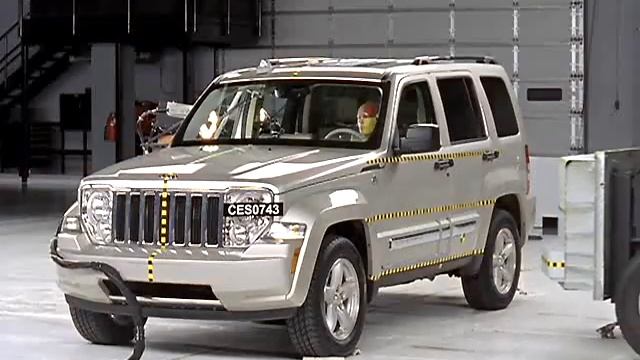 Jeep Liberty crash test side смотреть онлайн