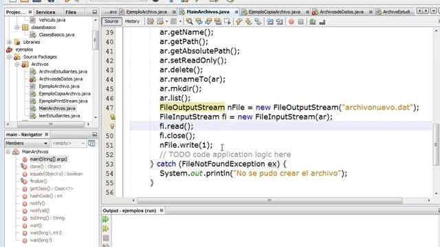 220 Métodos de la clase FileOutputStream en Java смотреть онлайн
