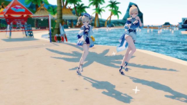 Jean | Barbara | September | [Genshin Impact MMD/4k/60FPS] смотреть онлайн