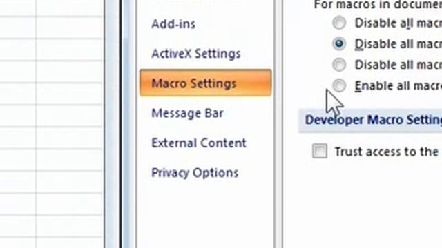 How to disable Macros when using Excel смотреть онлайн