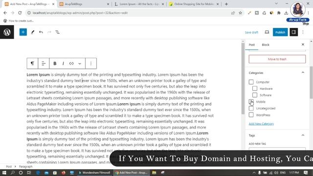 How to Create Post Categories in WordPress and Add Categories in Menu | WordPress Tutorials смотреть онлайн