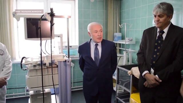 Магаданской Областной консультационной поликлинике подарили новый фиброэндоскоп смотреть онлайн