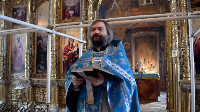 Проповедь в праздник Благовещения Пресвятой Богородицы. Священник Валерий Сосковец. 07.04.22г. смотреть онлайн