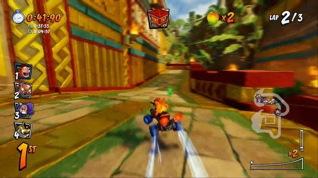 Прохождение Crash Team Racing Nitro-Fueled (XONE) #2 – Lost Ruins Area смотреть онлайн