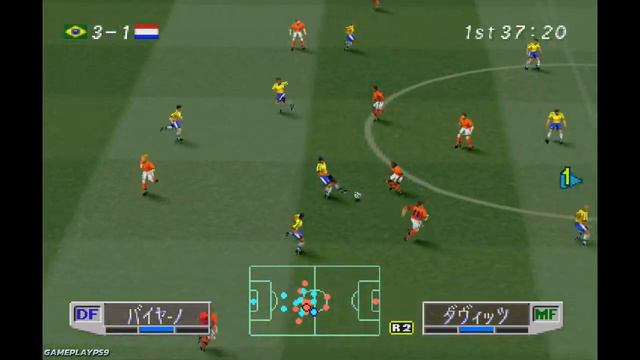 World Soccer Winning Eleven 3: Final Ver. (PS1 Gameplay) смотреть онлайн