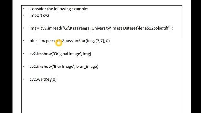 #Gaussian Blur|How to Make An Image Blur|Practical Image Processing Using Open Cv Python|Lecture#6 смотреть онлайн