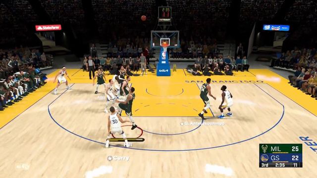 NBA 2K23 PC Gameplay | Giannis vs Curry | Bucks vs Warriors | #nba2k23 смотреть онлайн