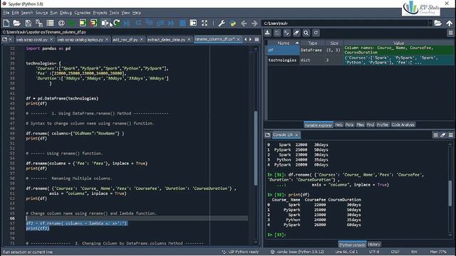 Easy ways to rename columns with pandas in Python | Data science Tutorial смотреть онлайн