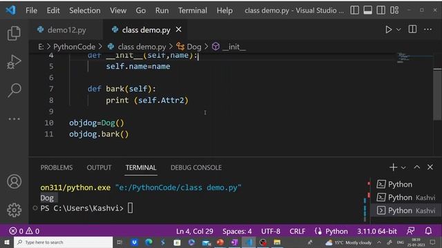 Class ,Constructors & Garbage collection in Python смотреть онлайн