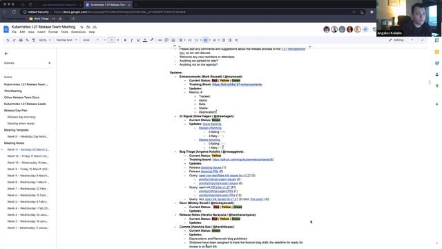 Kubernetes Release Team Meeting for 20230320 (Week 11 Burndown) смотреть онлайн