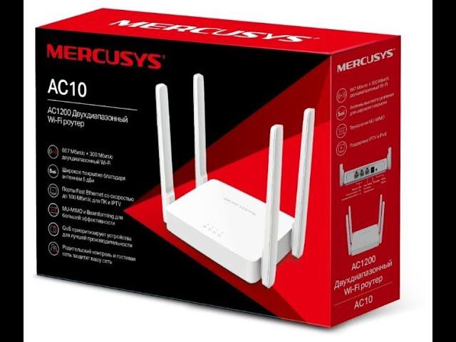 Обзор,настройка и работа Wi-Fi маршрутизатора MERCUSYS AC10