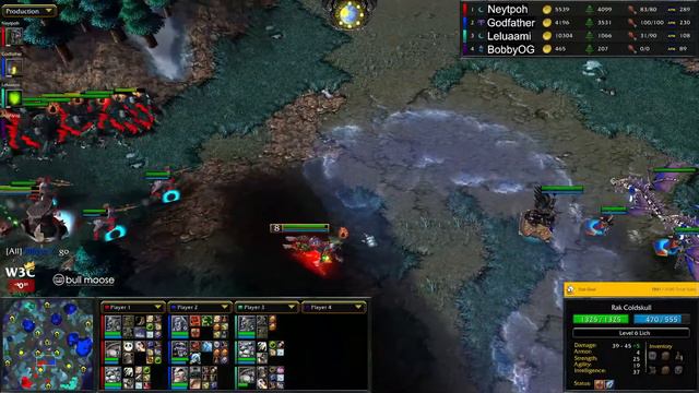 WC3 - W3Champions S14 Finals - FFA Grandfinal: Neytpoh vs Godfather vs Leluaami vs BobbyOG смотреть онлайн