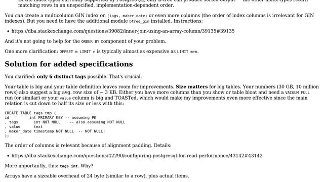 Databases: Filter on array text[] and sort on timestamp (2 Solutions!!) смотреть онлайн