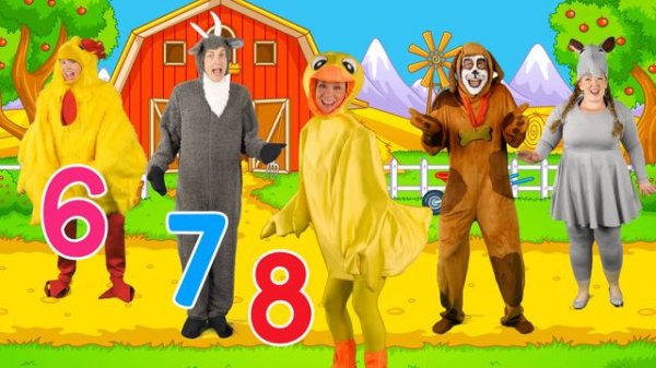 Фермерские животные Finger Family - Детские песни и потешки Finger Family Song для детей