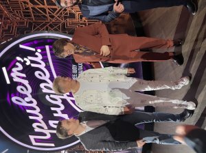 Элвин Грей в студии передачи "Привет, Андрей!" на телеканале "Россия 1"