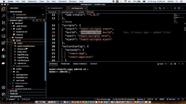 React and express app | development and production setup смотреть онлайн