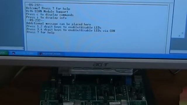 Управление устройством на базе микроконтроллера Microchip по сети CAN смотреть онлайн