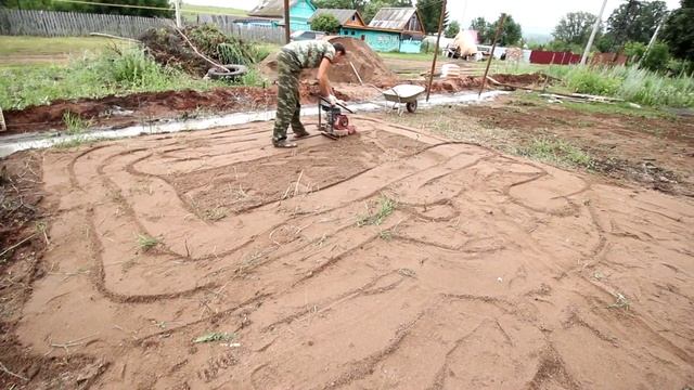 Брусчатка. Укладка брусчатки. Сколько стоит выложить брусчатку на своем участке. Дом в Уптино. Уфа смотреть онлайн