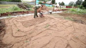 Брусчатка.  Укладка брусчатки. Сколько стоит выложить брусчатку на своем участке. Дом в Уптино. Уфа