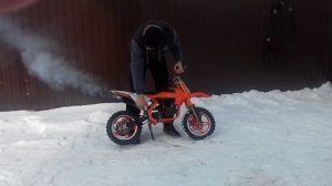 Обкатка детского мото