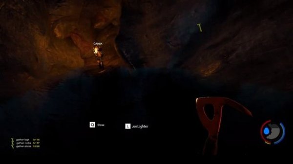 The Forest-Спускаемся в кратер.