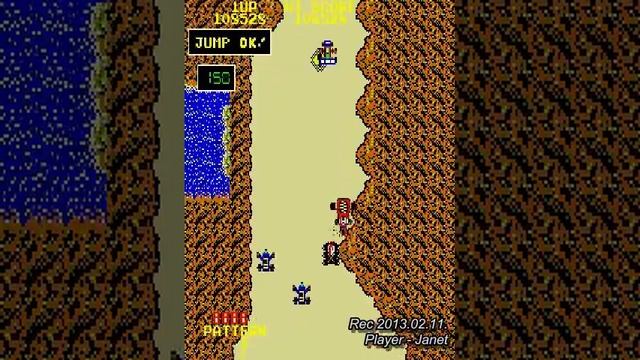 Burnin' Rubber(Car Action) - Game playthrough(Data East classic arcade game. 1 season loop.) смотреть онлайн