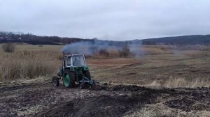 ПАХОТА ЮМЗ-6 ЛУЧШЕ ЧЕМ У МТЗ-80! ТЯЖЁЛАЯ ПАХОТА 2021!