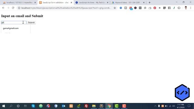 Email Validation with Regular Expression (REGEX) in Javascript 2020 [ with source code ] смотреть онлайн
