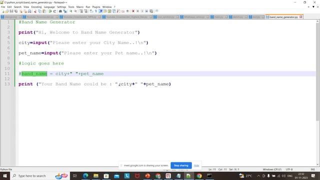 Day 9- Exercises and Usage of NOTEPAD++ as IDE смотреть онлайн