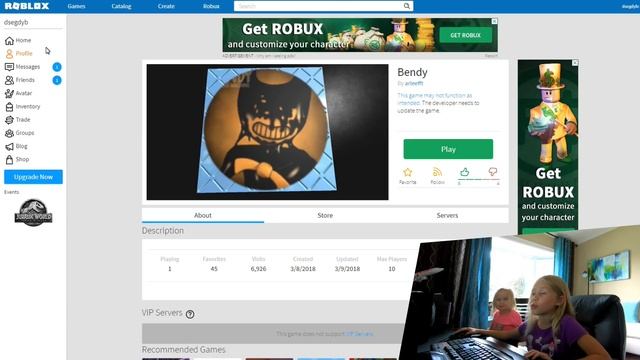 Bendy Games In Roblox / Bendy Roblox / Bendy Baldi смотреть онлайн