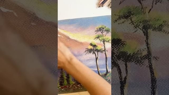 Кто пробовал рисовать пастелью? Как вам результат! #рисование #рисунокдлядетей #drawing смотреть онлайн