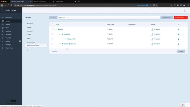 Craft CMS Tutorial, Part 24: Creating Nested Pages with Structure Sections смотреть онлайн