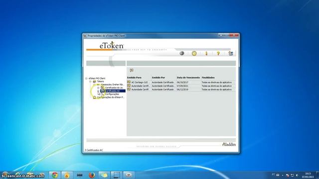 Como conferir se o certificado é ICP Brasil token Aladin смотреть онлайн