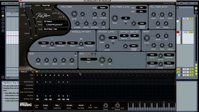 FREE Rob Papen plugin: RG-Muted CM - only with Computer Music 185