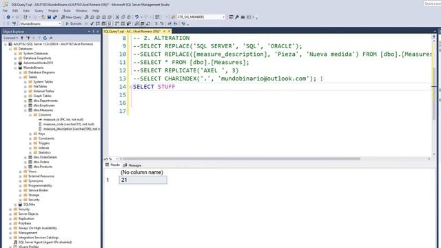 Manejo de cadenas (LEN, LEFT, RIGHT, UPPER...) en SQL Server - #17 Microsoft SQL Server desde cero смотреть онлайн