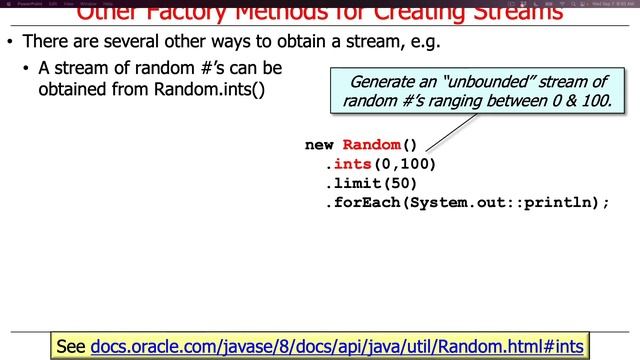 Other Java Streams Factory Methods смотреть онлайн