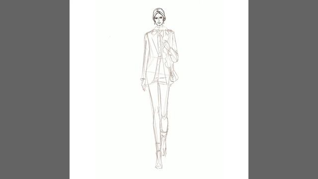 Fashion иллюстрация на IPAD смотреть онлайн